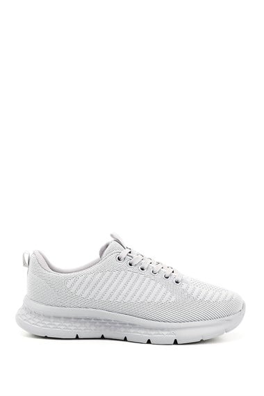 Kadın Buz Triko Bağcıklı Comfort Dolgu Taban Sneaker