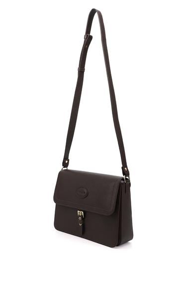 Women Coffee Floter Genuine Leather Shoulder Bag
