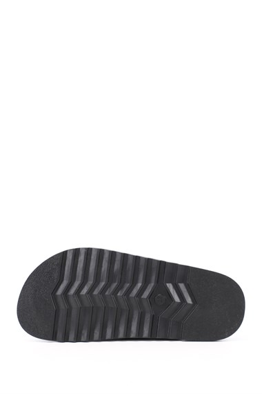 Womens Brown Suede Buckled Slippers