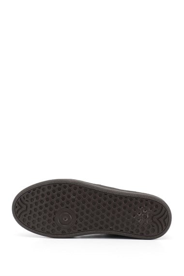 Kadın Kahverengi Bağcıklı Hakiki Deri Sneaker