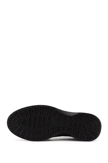 Kadın Kahverengi Dolgu Taban Hakiki Deri Comfort Ayakkabı