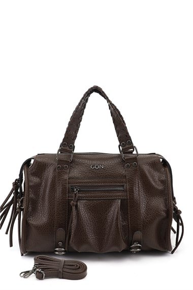 Womens Brown Hand and Shoulder Bag
