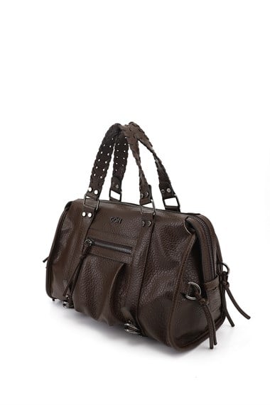 Womens Brown Hand and Shoulder Bag