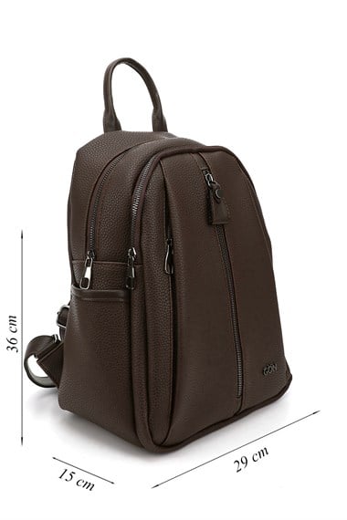Womens Brown Hand and Back Bag