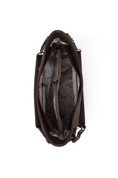Women’s Brown Tassel Shoulder Bag