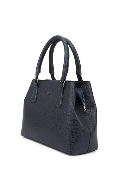 Womens Navy Blue Hand and Shoulder Bag