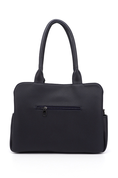 Womens Navy Blue Long Strap Hand and Shoulder Bag