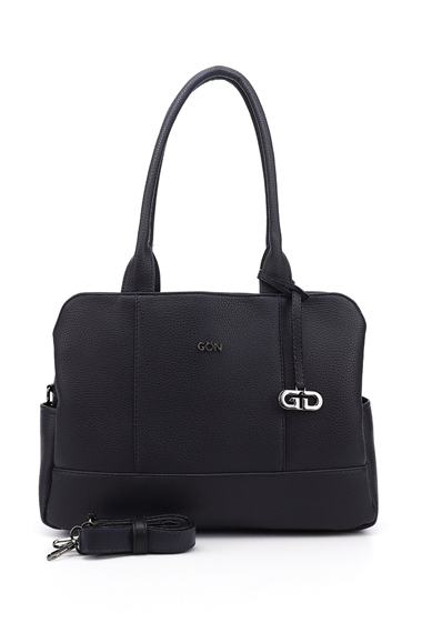 Womens Navy Blue Long Strap Hand and Shoulder Bag
