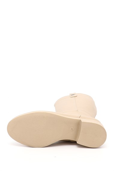 Womens Black Zippered Thermo Sole Boots