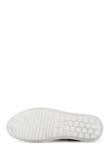 Kadın Siyah Bağcıklı Hakiki Deri Sneaker