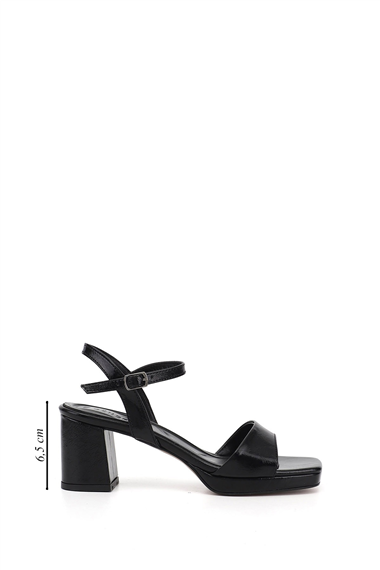 Womens Black Ankle Tied Strappy Sandals