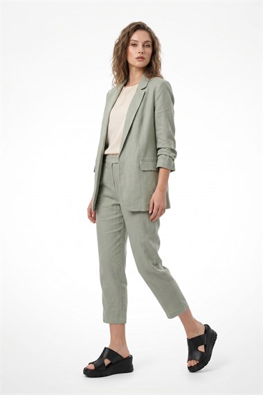 Kadın Siyah Dolgu Topuklu Hakiki Deri Terlik