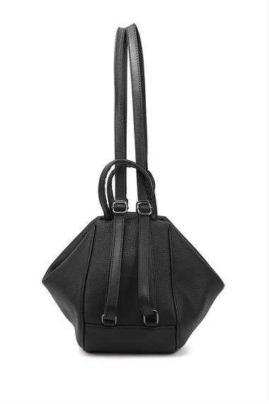 Kadın Siyah El Omuz Ve Sırt Çantası