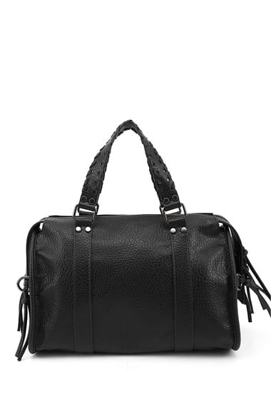 Womens Black Hand and Shoulder Bag