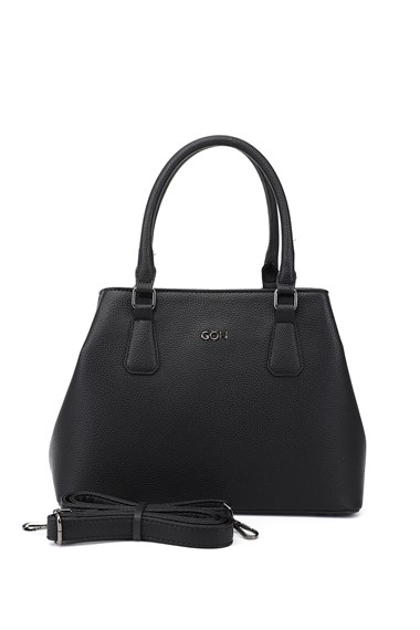 Womens Black Hand and Shoulder Bag