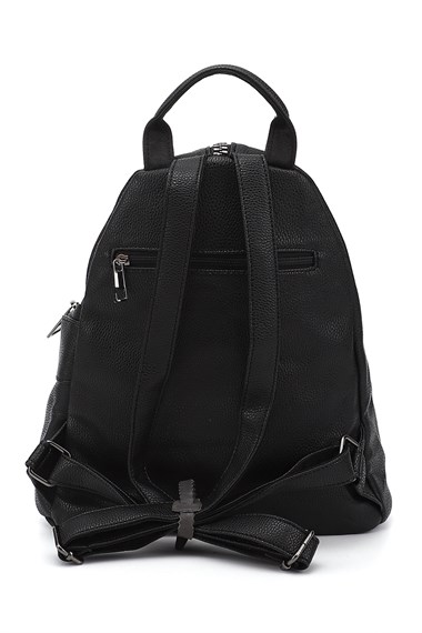 Womens Black Handbag and Backpack