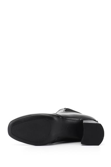 Kadın Siyah Fermuarlı Hakiki Deri Chelsea Bot