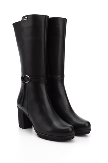 Mens Tan Antique Zippered Genuine Leather Outdoor Boots