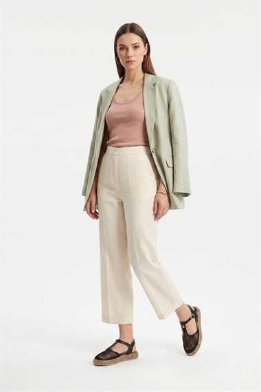 Kadın Siyah Fileli Düz Tabanlı Sandalet