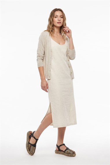 Kadın Siyah Hasır Örgülü Sandalet