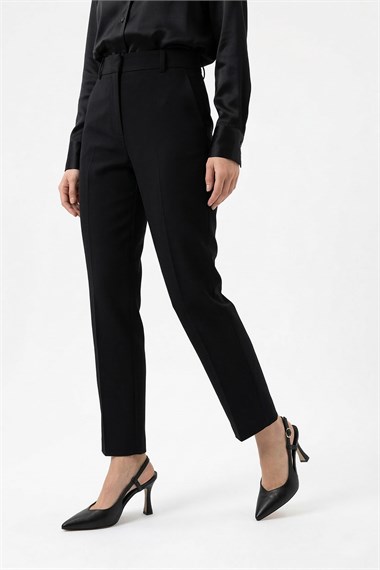 Womens Black Stiletto Heel Slingback Shoes
