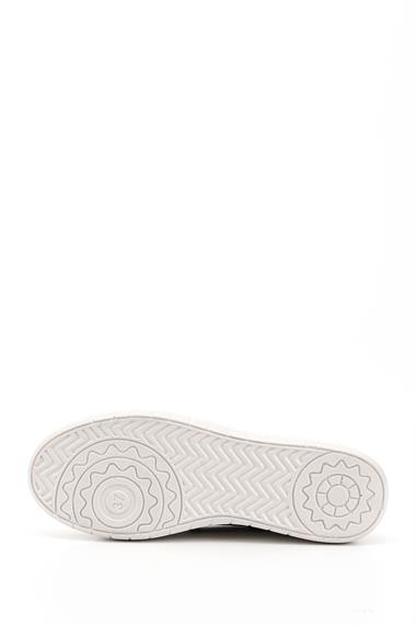Kadın Siyah Kot Triko Taşlı Comfort Dolgu Taban Sneaker