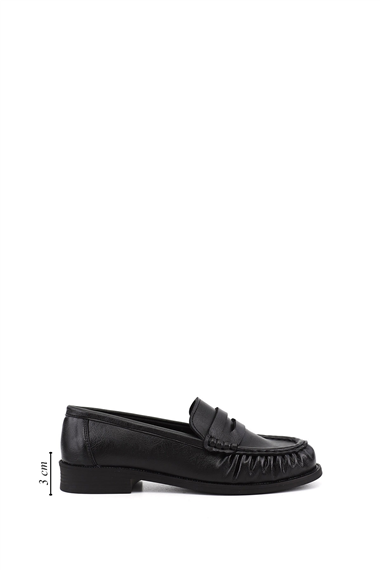 Kadın Siyah Loafer Ayakkabı