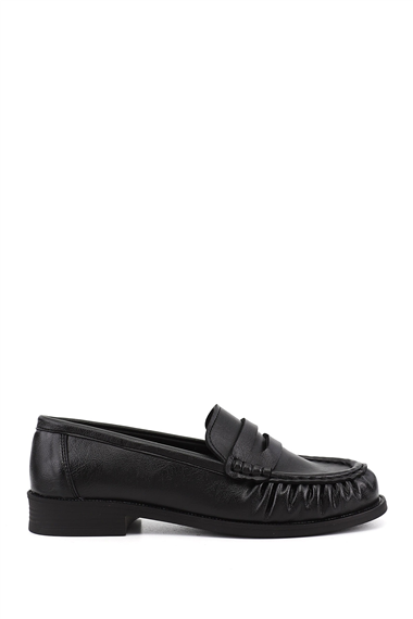 Kadın Siyah Loafer Ayakkabı