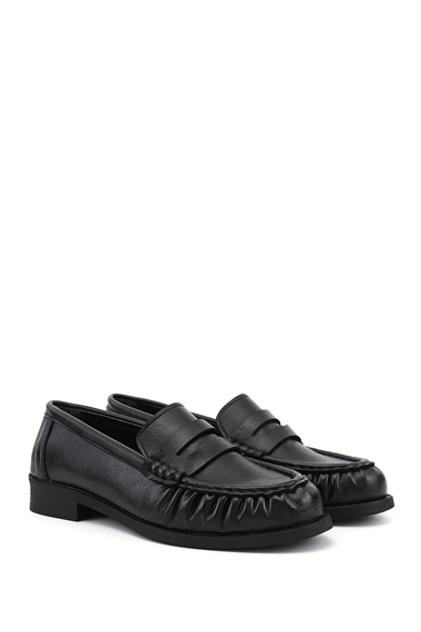 Kadın Siyah Loafer Ayakkabı