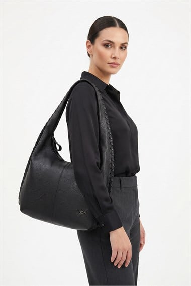 Womens Black Shoulder Bag