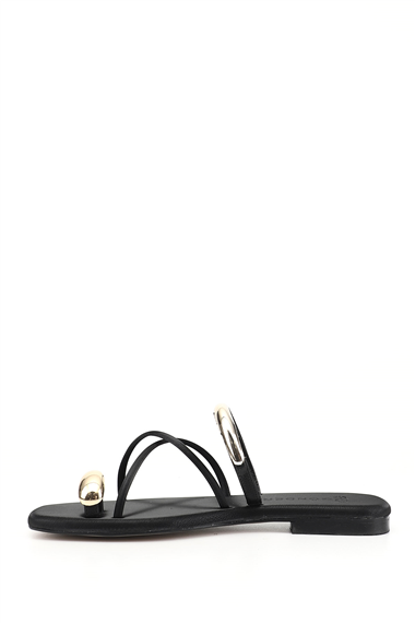 Kadın Siyah Parmak Arası Terlik