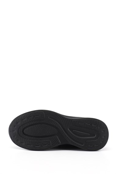 Womens Black Knit Lace-up with Memory Foam Insole Comfort Sneaker