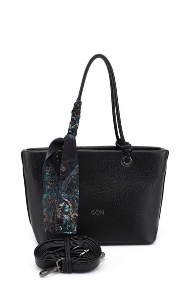 Kadın Siyah Uzun Askılı El Ve Omuz Çantası