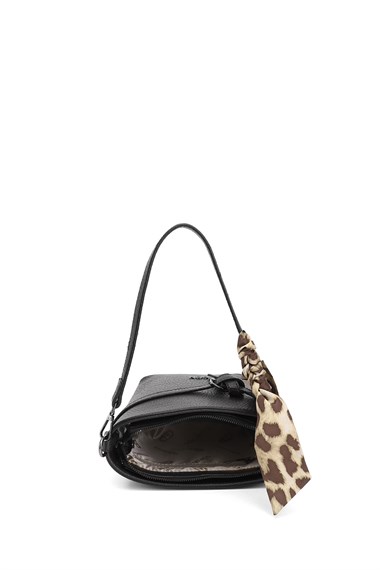 Kadın Siyah Uzun Askılı Omuz Çantası