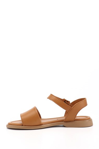 Kadın Taba Antik Bilek Bağlı Hakiki Deri Sandalet