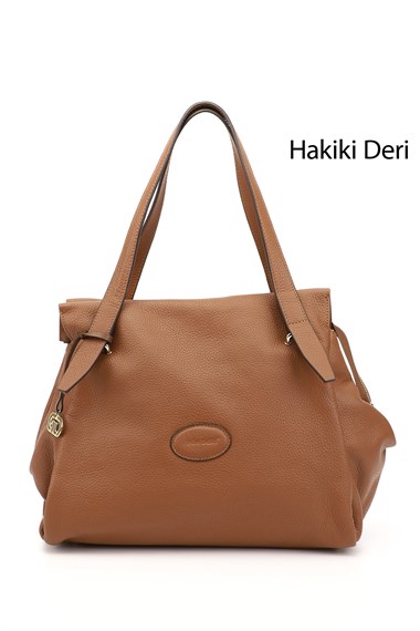 Kadın Taba Floter Hakiki Deri El ve Omuz Çantası