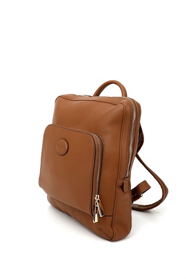 Kadın Taba Hakiki Deri El Ve Sırt Çantası