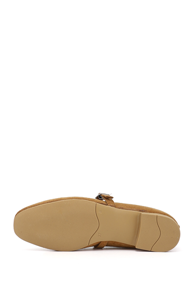 Kadın Taba Süet Mary Jane Babet