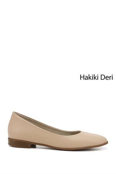 Kadın Ten Hakiki Deri Babet