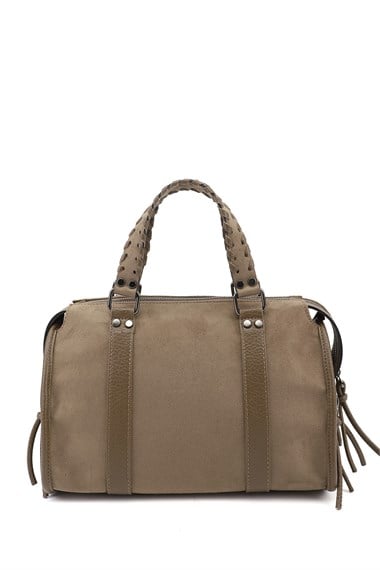 Women’s Mink Suede Mink Hand and Shoulder Bag