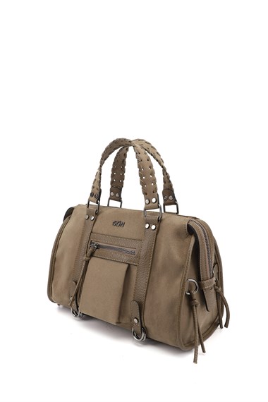 Women’s Mink Suede Mink Hand and Shoulder Bag