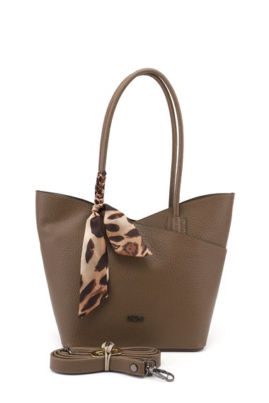 Women’s Fawn Shoulder Bag with Puppy