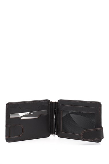 Kahverengi Hakiki Deri Unisex Kartlık