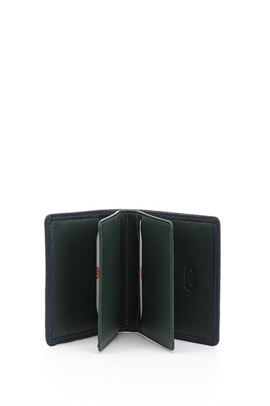 Laciye Yeşil Gön Hakiki Deri Unisex Kartlık 06499
