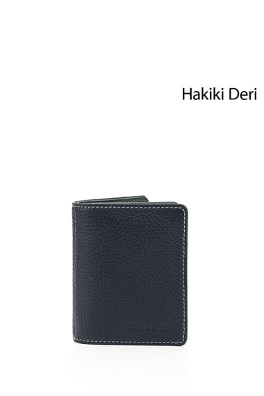 Laciye Yeşil Gön Hakiki Deri Unisex Kartlık 06499