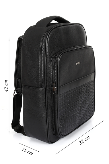 Siyah Unisex Laptop Ve Sırt Çantası