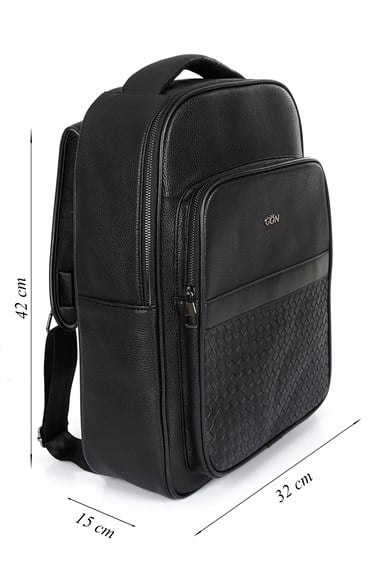 Siyah Unisex Laptop Ve Sırt Çantası