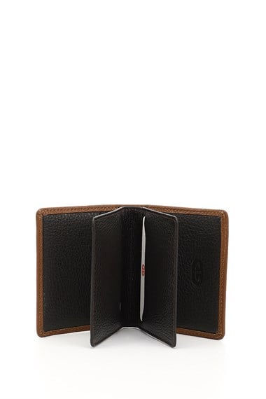 Tabaya Kahve Gön Hakiki Deri Unisex Kartlık 06499
