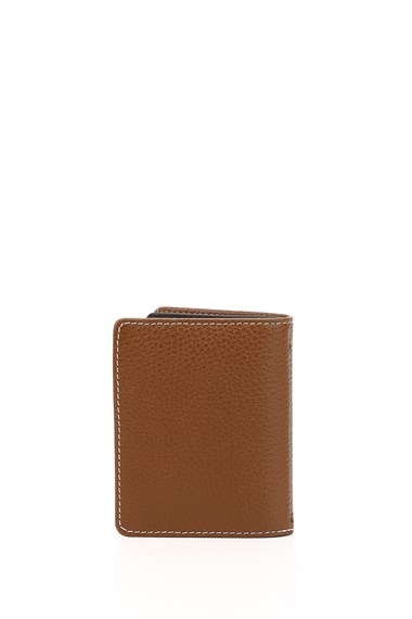 Tabaya Kahve Gön Hakiki Deri Unisex Kartlık 06499