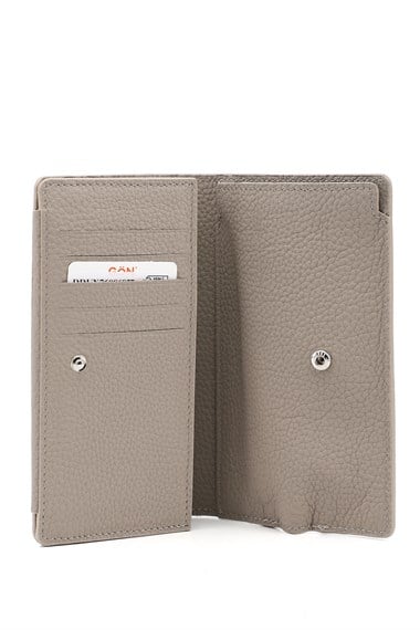 Unisex Mink Floter Genuine Leather Vertical Wallet